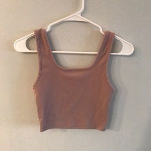 Zaful light purple crop top